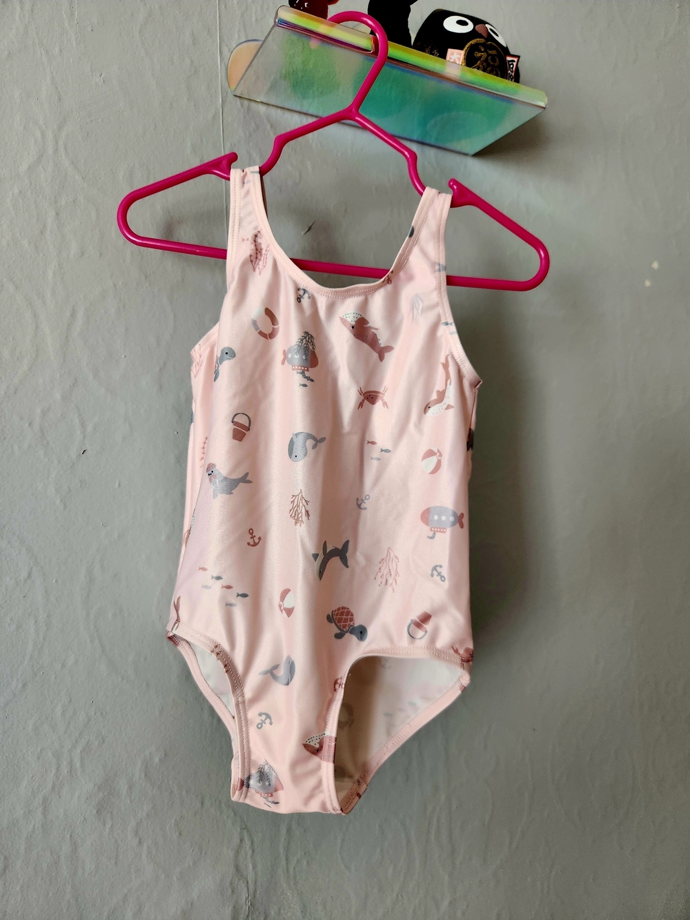 H&M Pink Sea Life One-Piece Swimsuit
